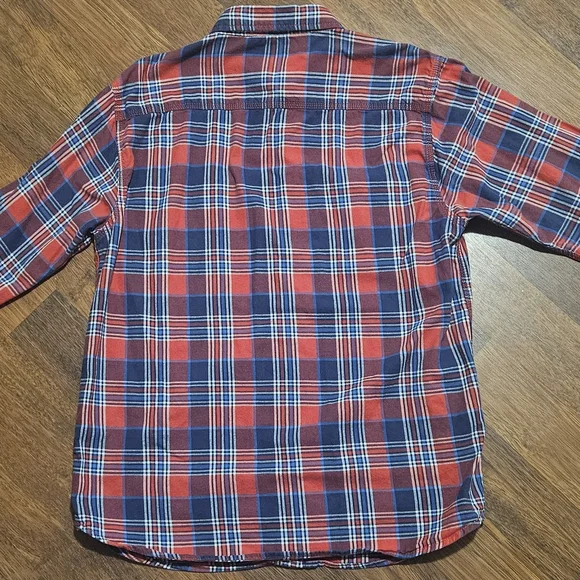 NAUTICA mens thin flannel long-sleeve Shirt SIZE LARGE MULTICOLOR LL30 - Picture 9 of 16